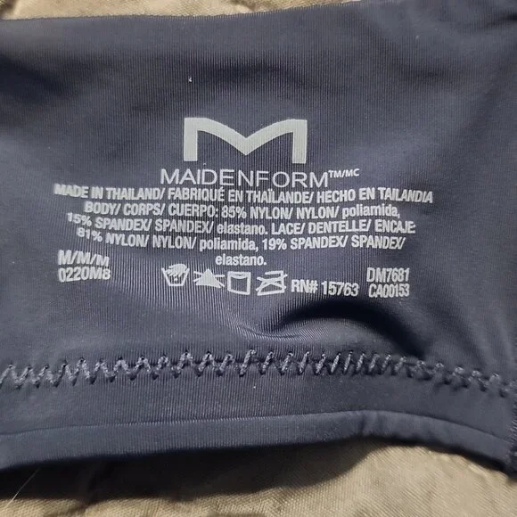 Maidenform bra 0220M8 RN#15763 size medium) - Picture 3 of 3